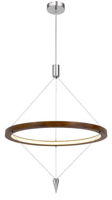 Cal Lighting FX-3752-24 LED Pendant, Pine