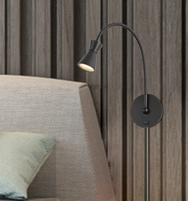 Cal Lighting WL-2928-DB LED Wall Lamp, Dark Bronze