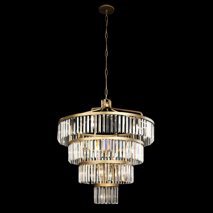 Varaluz 297P19HG 19 Light Pendant, Havana Gold