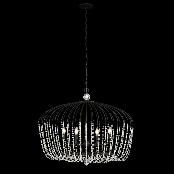 Varaluz 343N06MB Six Light Pendant, Matte Black