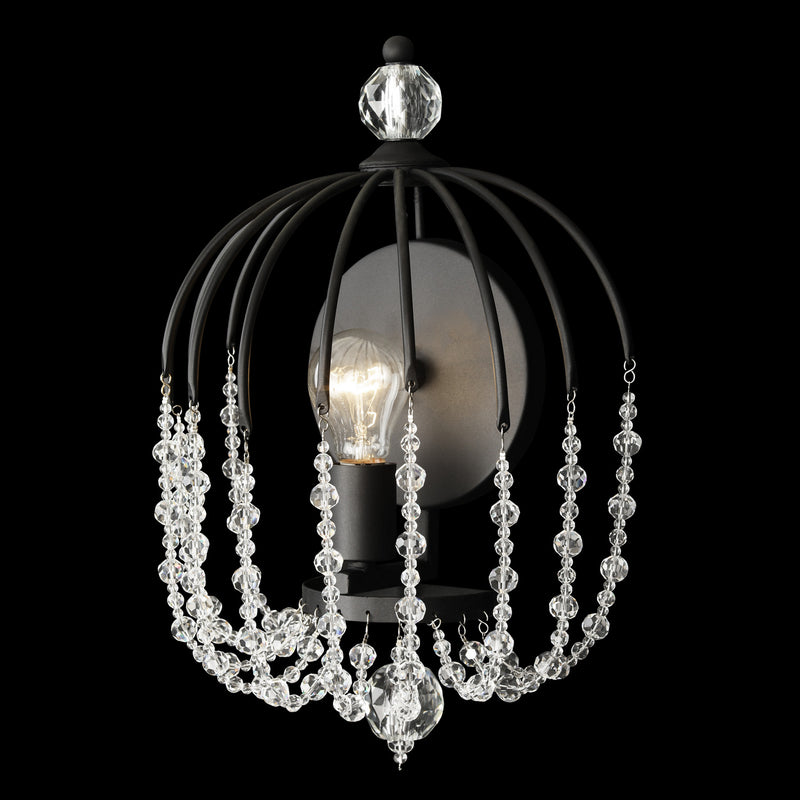 Varaluz 343W01MB One Light Wall Sconce, Matte Black