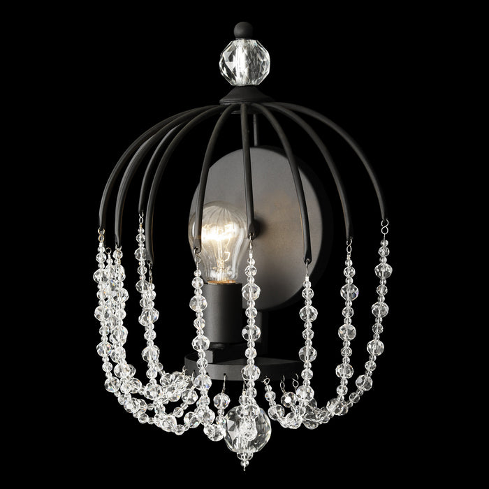 Varaluz 343W01MB One Light Wall Sconce, Matte Black