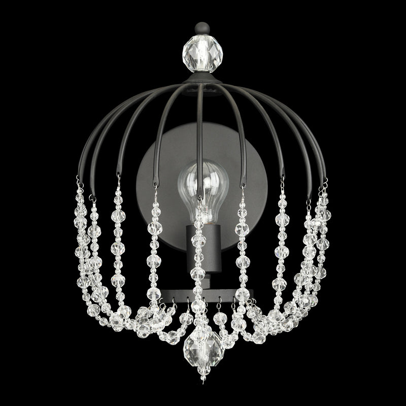 Varaluz 343W01MB One Light Wall Sconce, Matte Black
