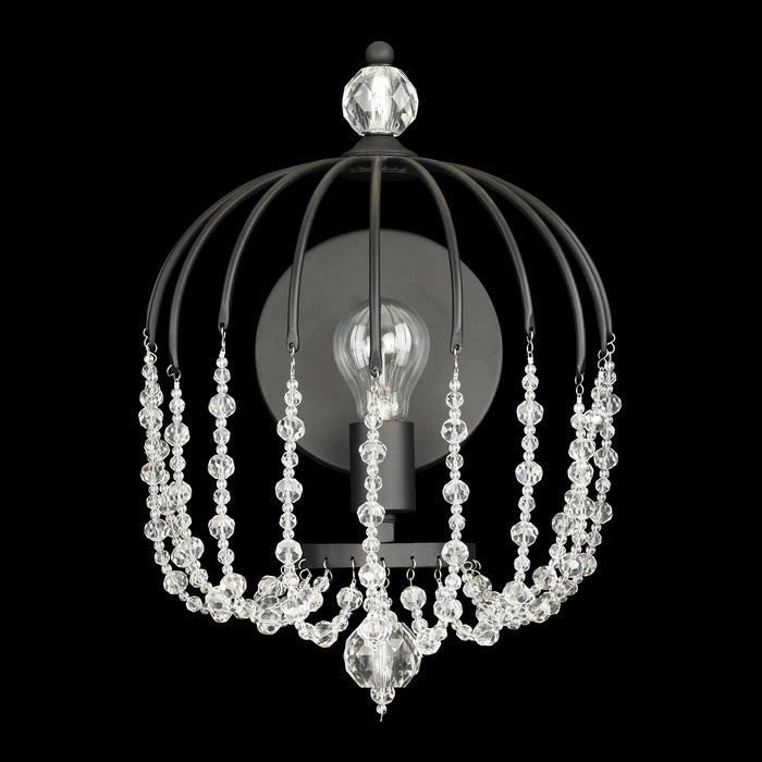 Varaluz 343W01MB One Light Wall Sconce, Matte Black