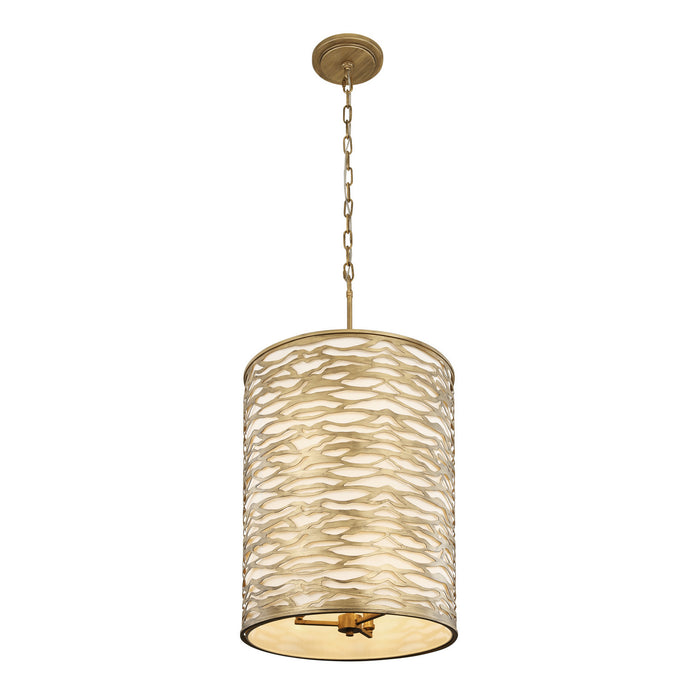 Varaluz 348F06HG Six Light Pendant, Havana Gold