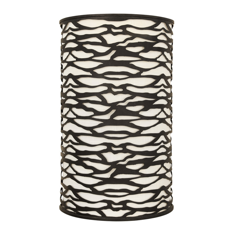 Varaluz 348W02CB Two Light Wall Sconce, Carbon Black