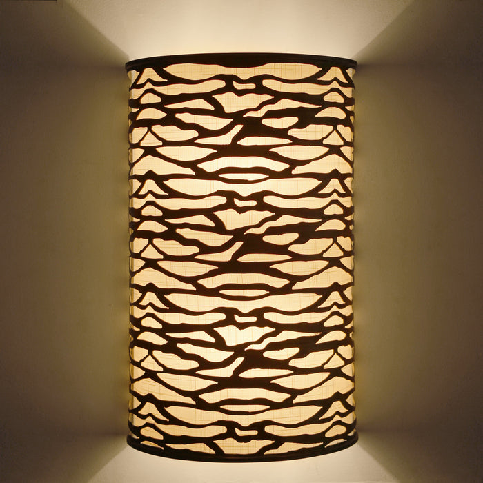 Varaluz 348W02CB Two Light Wall Sconce, Carbon Black