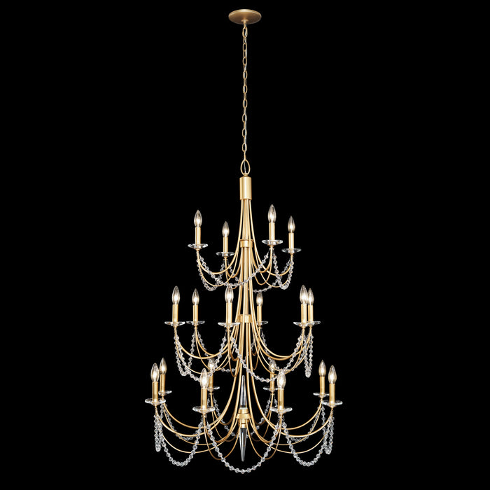 Varaluz 350C18FG 18 Light Chandelier, French Gold