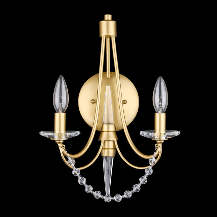 Varaluz 350W02FG Two Light Wall Sconce, French Gold