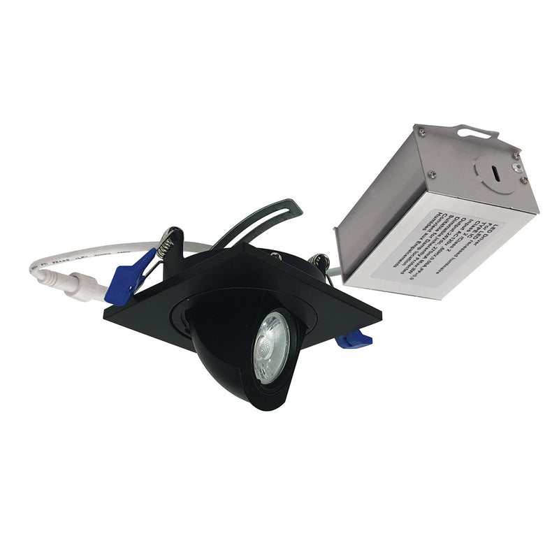 Nora Lighting NM2-2R2705027BB LED Mini Downlight, Matte Black