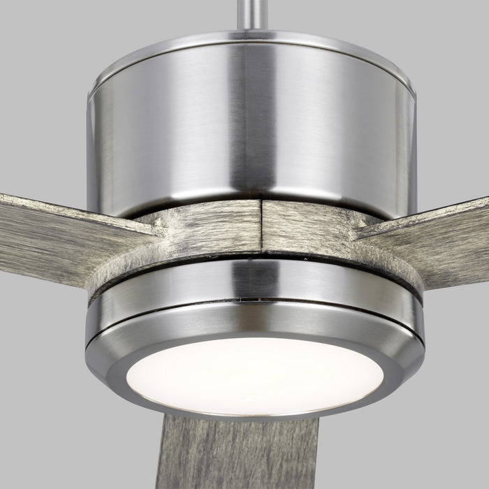 Generation Lighting 3VNR52BSLGD-V1 52" Ceiling Fan, Brushed Steel