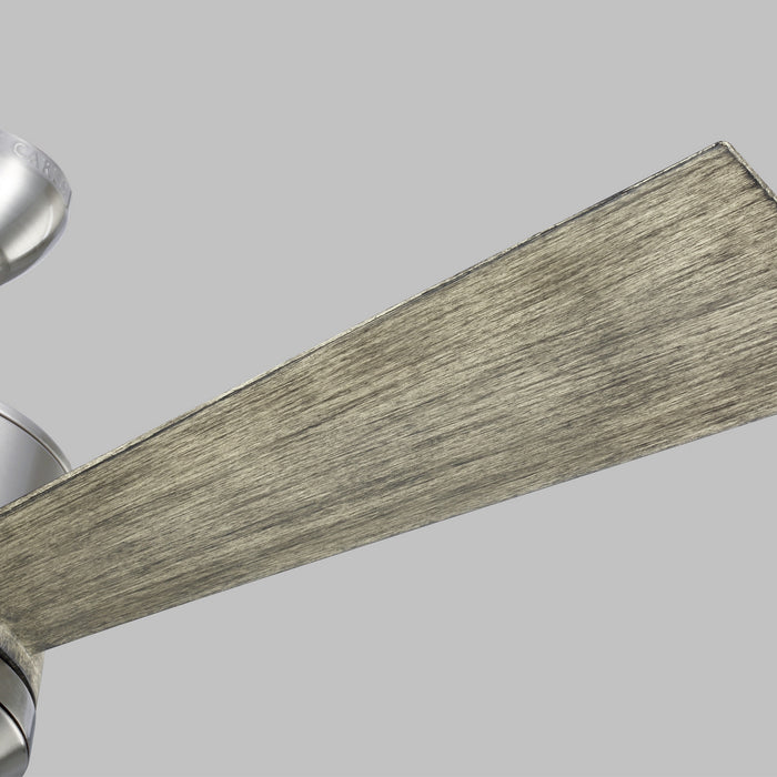 Generation Lighting 3VNR52BSLGD-V1 52" Ceiling Fan, Brushed Steel