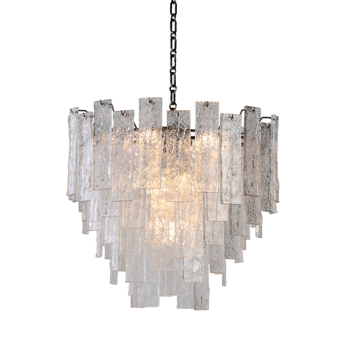 Terracotta Designs H21122S-8PN Eight Light Chandelier, Polished Nickel