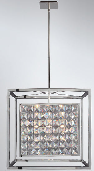Zeev Lighting CD10070-6-SS Six Light Chandelier, Stainless Steel