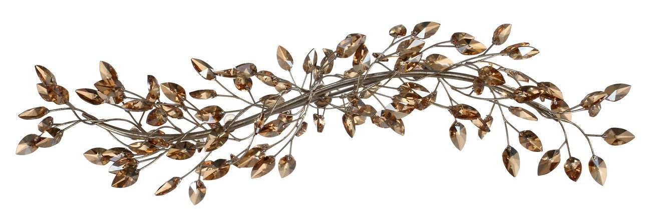 Zeev Lighting CD10102-5-SL-AGP-CC Five Light Chandelier, Silver Leaf w/Antique Gold