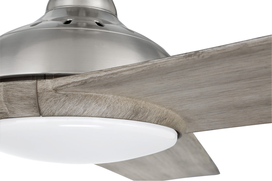 Craftmade BEK54BNK3 54"Ceiling Fan, Brushed Polished Nickel
