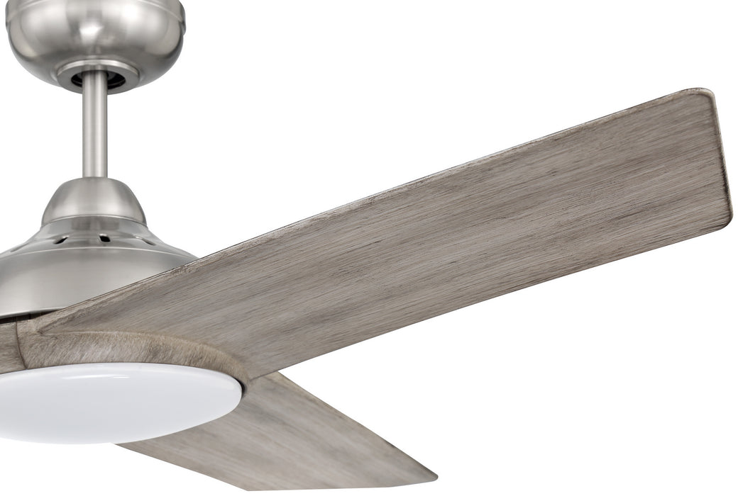 Craftmade BEK54BNK3 54"Ceiling Fan, Brushed Polished Nickel
