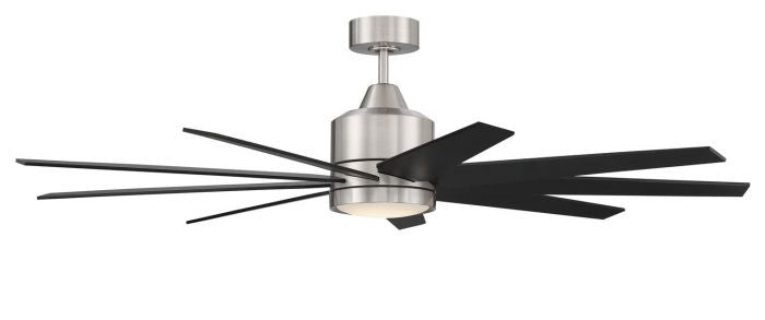 Craftmade CHP60BNK9 60"Ceiling Fan, Brushed Polished Nickel