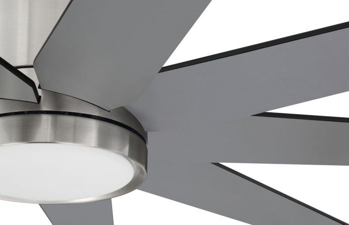 Craftmade CHP60BNK9 60"Ceiling Fan, Brushed Polished Nickel