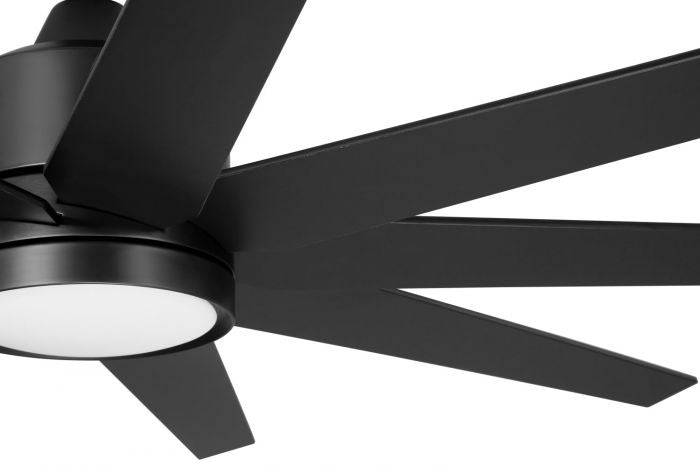Craftmade CHP60FB9 60"Ceiling Fan, Flat Black