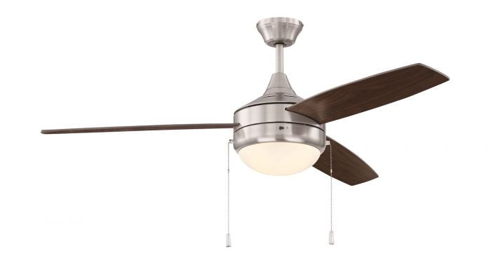 Craftmade EPHA52BNK3 52"Ceiling Fan, Brushed Polished Nickel