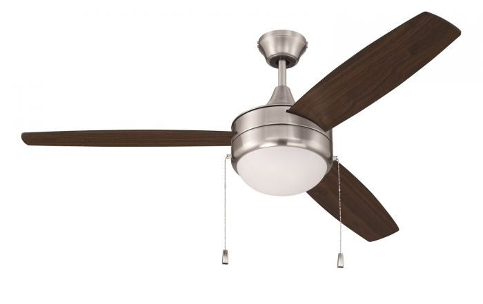 Craftmade EPHA52BNK3 52"Ceiling Fan, Brushed Polished Nickel