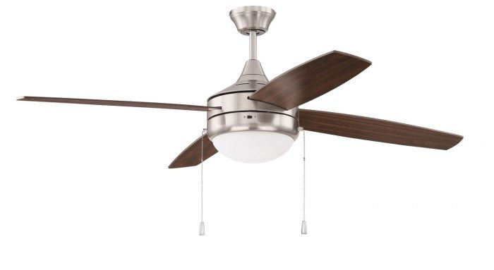 Craftmade EPHA52BNK4 52"Ceiling Fan, Brushed Polished Nickel