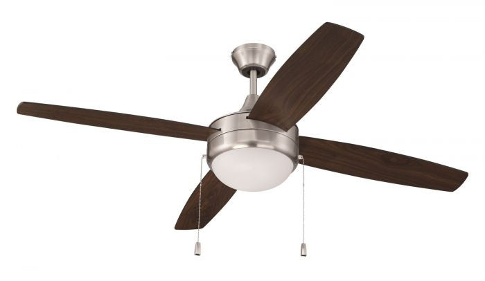 Craftmade EPHA52BNK4 52"Ceiling Fan, Brushed Polished Nickel
