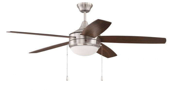 Craftmade EPHA52BNK5 52"Ceiling Fan, Brushed Polished Nickel