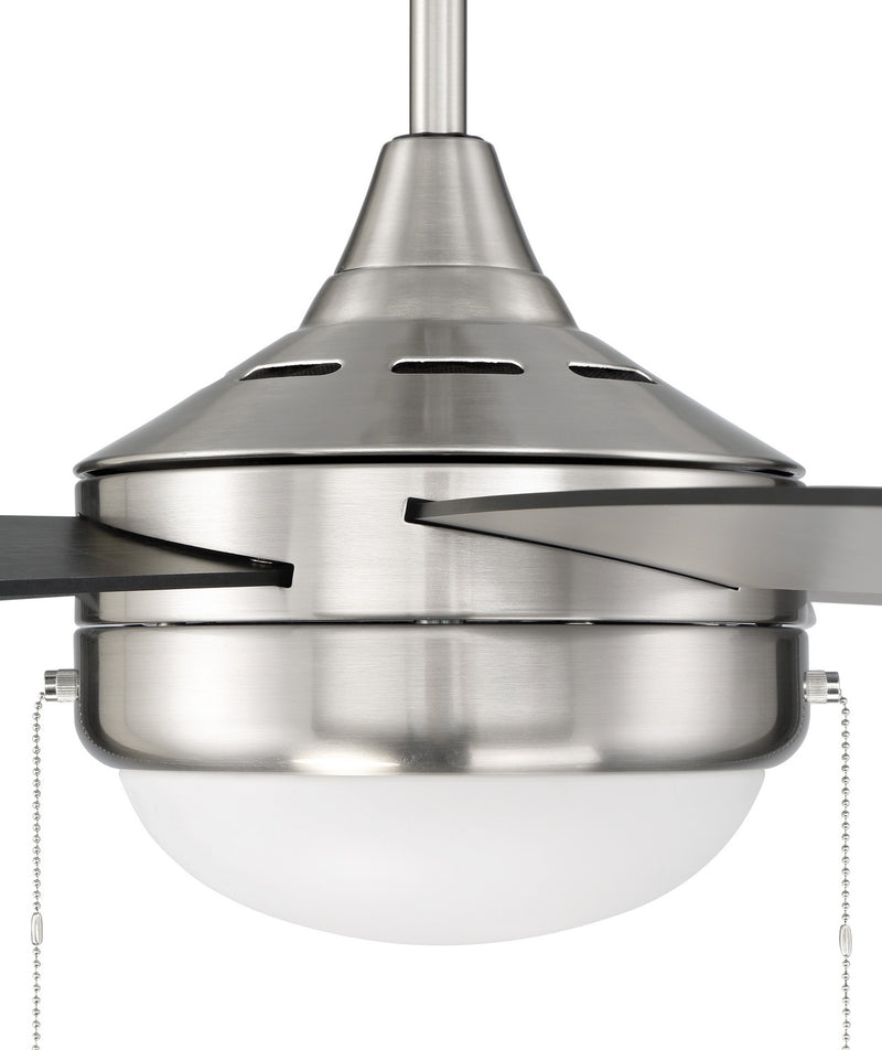 Craftmade EPHA52BNK5-BNGW 52"Ceiling Fan, Brushed Polished Nickel
