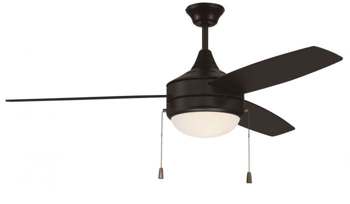 Craftmade EPHA52FB3 52"Ceiling Fan, Flat Black