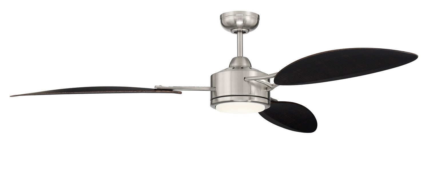 Craftmade JOU64BNK3 64"Ceiling Fan, Brushed Polished Nickel