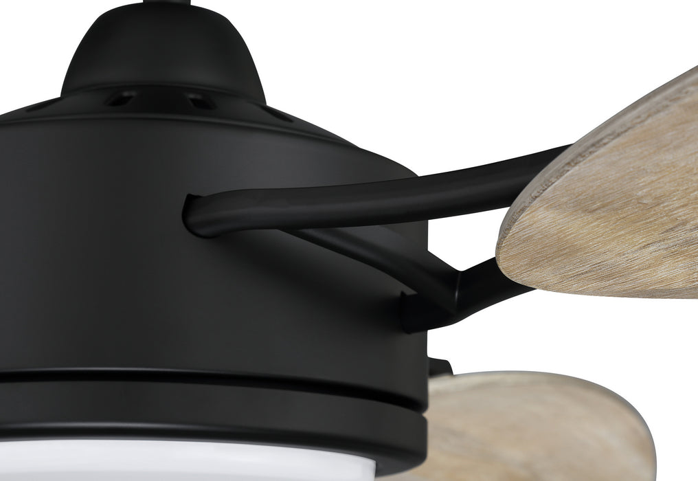 Craftmade JOU64FB3 64"Ceiling Fan, Flat Black