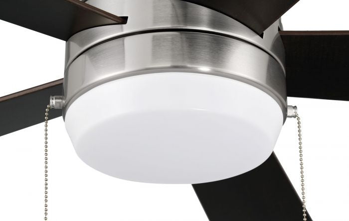 Craftmade MER52BNK5 52"Ceiling Fan, Brushed Polished Nickel
