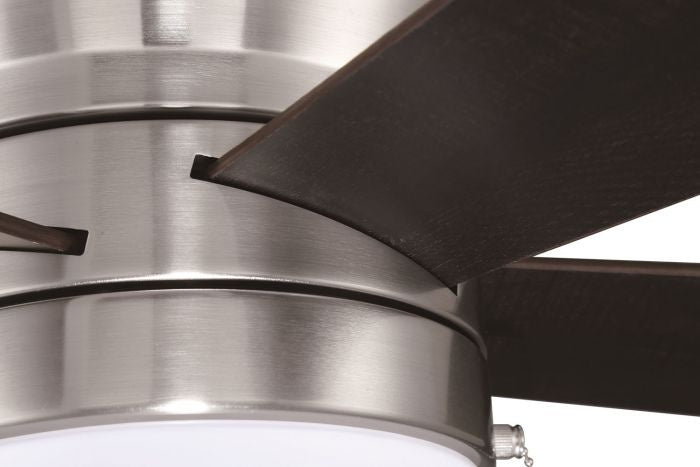 Craftmade MER52BNK5 52"Ceiling Fan, Brushed Polished Nickel