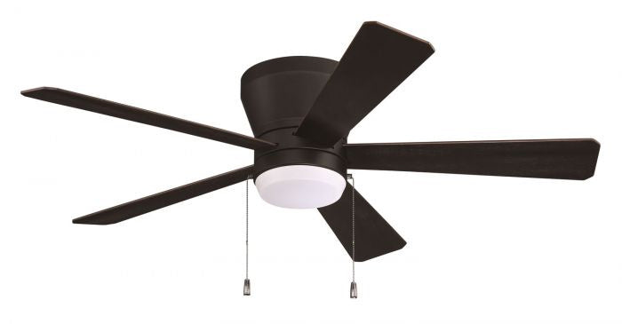 Craftmade MER52FB5 52"Ceiling Fan, Flat Black