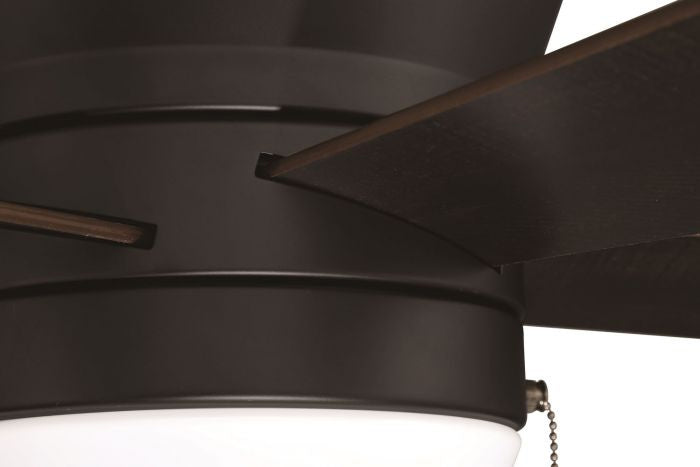 Craftmade MER52FB5 52"Ceiling Fan, Flat Black
