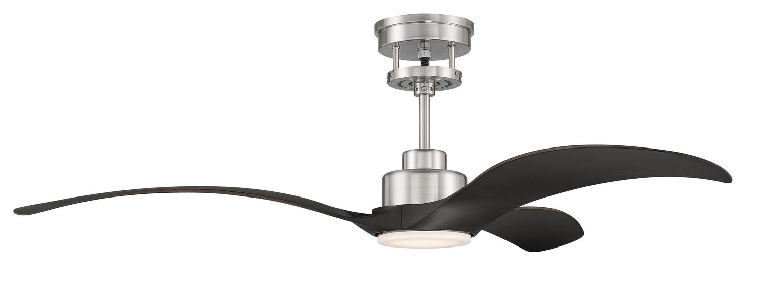 Craftmade MES60BNK3 60"Ceiling Fan, Brushed Polished Nickel