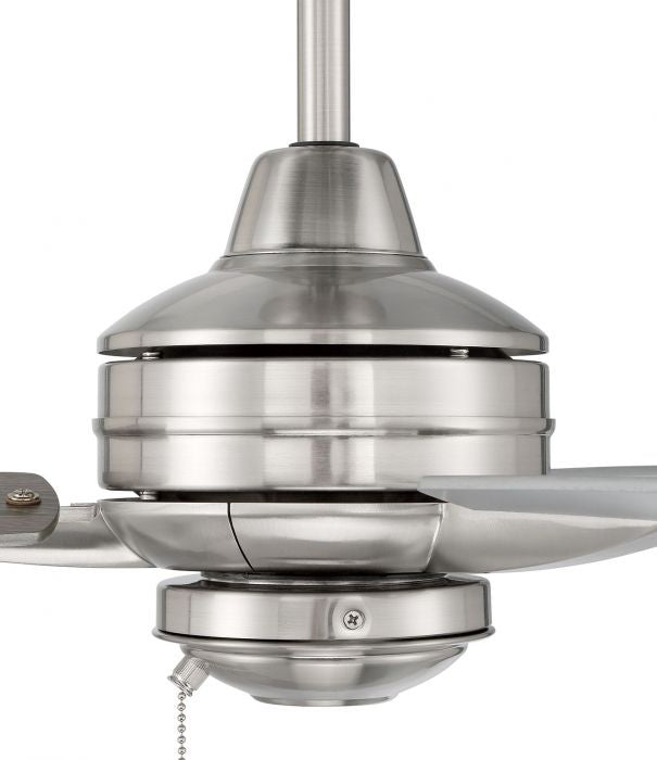 Craftmade MOT52BNK3 52"Ceiling Fan, Brushed Polished Nickel
