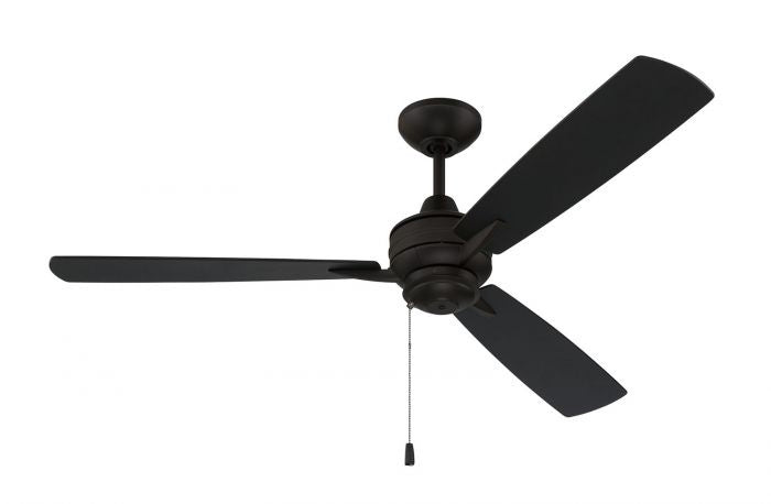 Craftmade MOT52FB3 52"Ceiling Fan, Flat Black