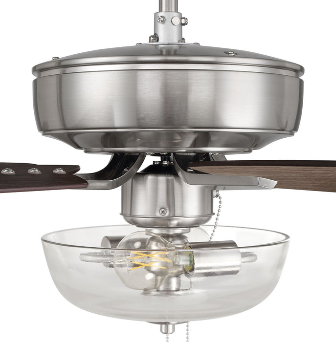 Craftmade P101BNK5-52DWGWN 52"Ceiling Fan, Brushed Polished Nickel