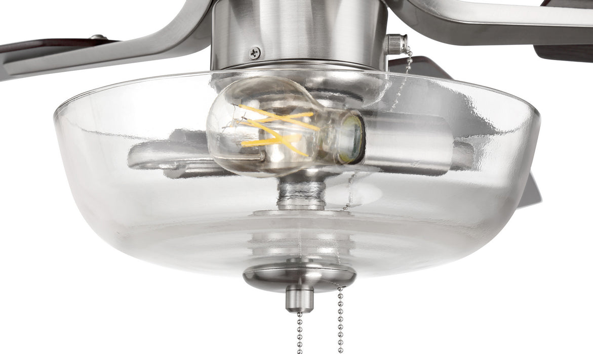 Craftmade P101BNK5-52DWGWN 52"Ceiling Fan, Brushed Polished Nickel
