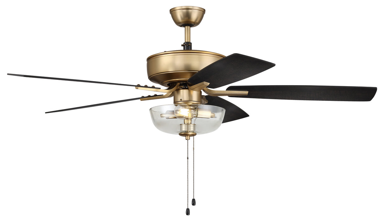 Craftmade P101SB5-52BWNFB 52"Ceiling Fan, Satin Brass