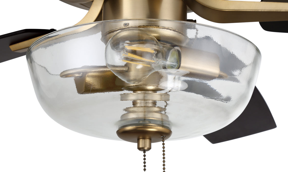 Craftmade P101SB5-52BWNFB 52"Ceiling Fan, Satin Brass