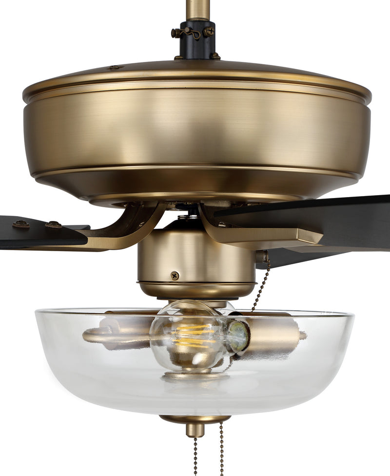 Craftmade P101SB5-52BWNFB 52"Ceiling Fan, Satin Brass
