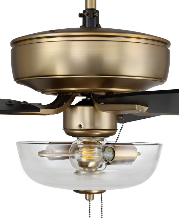 Craftmade P101SB5-52BWNFB 52"Ceiling Fan, Satin Brass