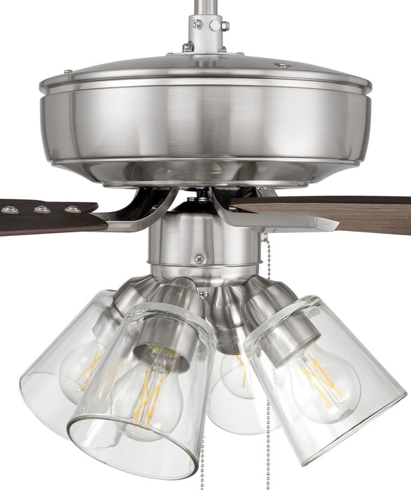 Craftmade P104BNK5-52DWGWN 52"Ceiling Fan, Brushed Polished Nickel