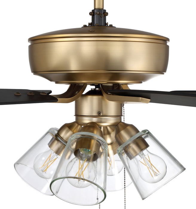 Craftmade P104SB5-52BWNFB 52"Ceiling Fan, Satin Brass