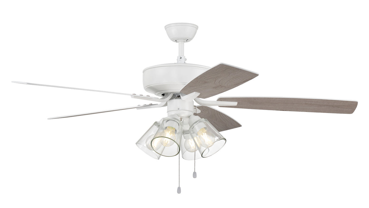 Craftmade P104W5-52WWOK 52"Ceiling Fan, White