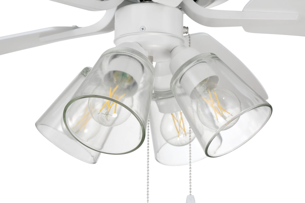 Craftmade P104W5-52WWOK 52"Ceiling Fan, White